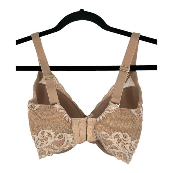 Natori bra 741299 Feathers full figure underwire tan size 30H - Picture 4 of 9